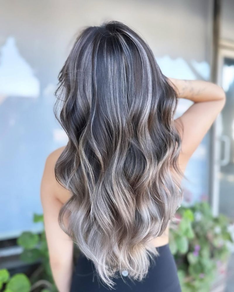 Ash Blonde Highlights