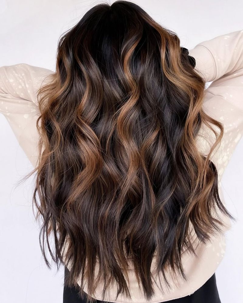 Caramel Blonde Highlights