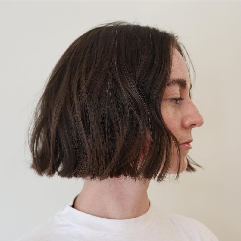 Chin-Length Bob for Heart-Shaped Faces