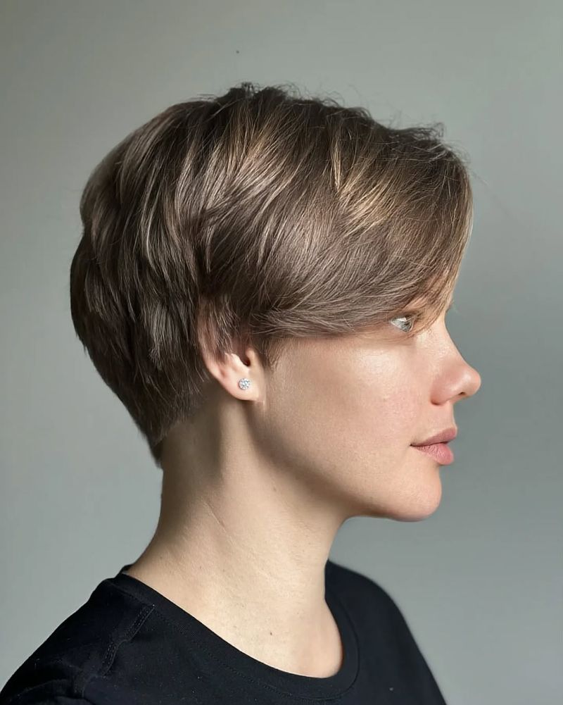 Choppy Layered Pixie