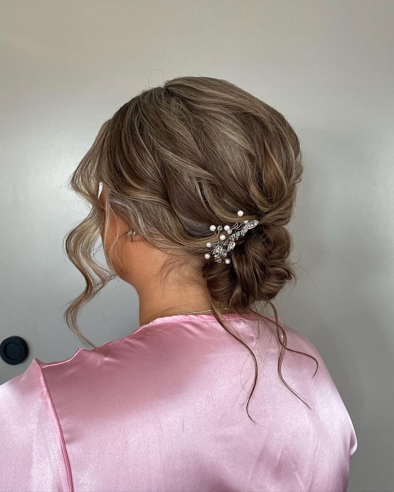 Elegant Updo with Waves