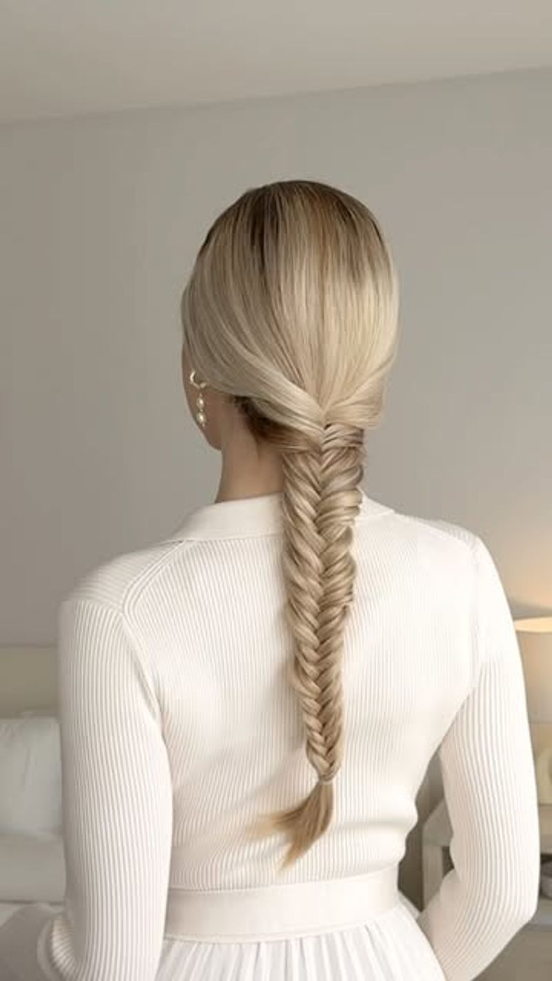 Fishtail Braid Ponytail