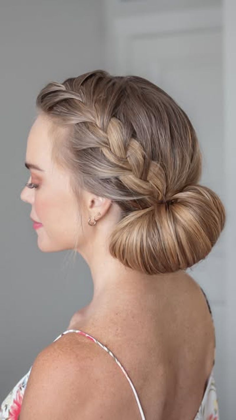 French Braid Bun