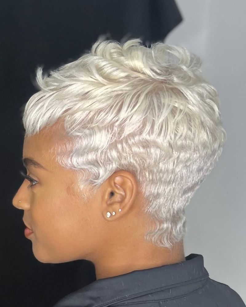 Icy Blonde Pixie