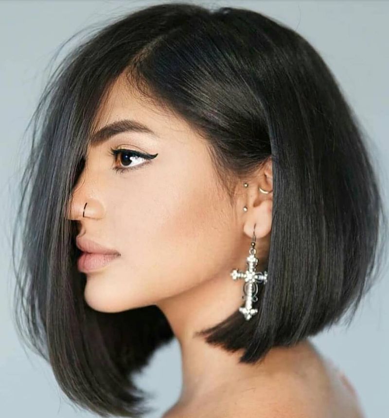 Inverted Bob for Thick Hair