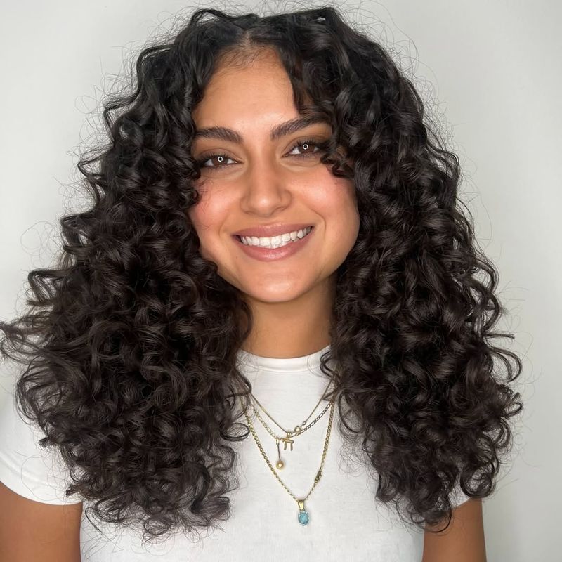 Layered Voluminous Curls