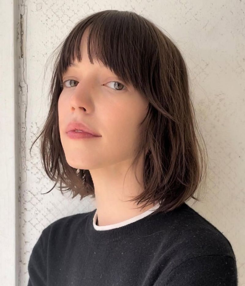 Long Bob with Bangs