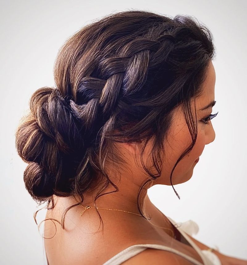 Loose Braided Updo