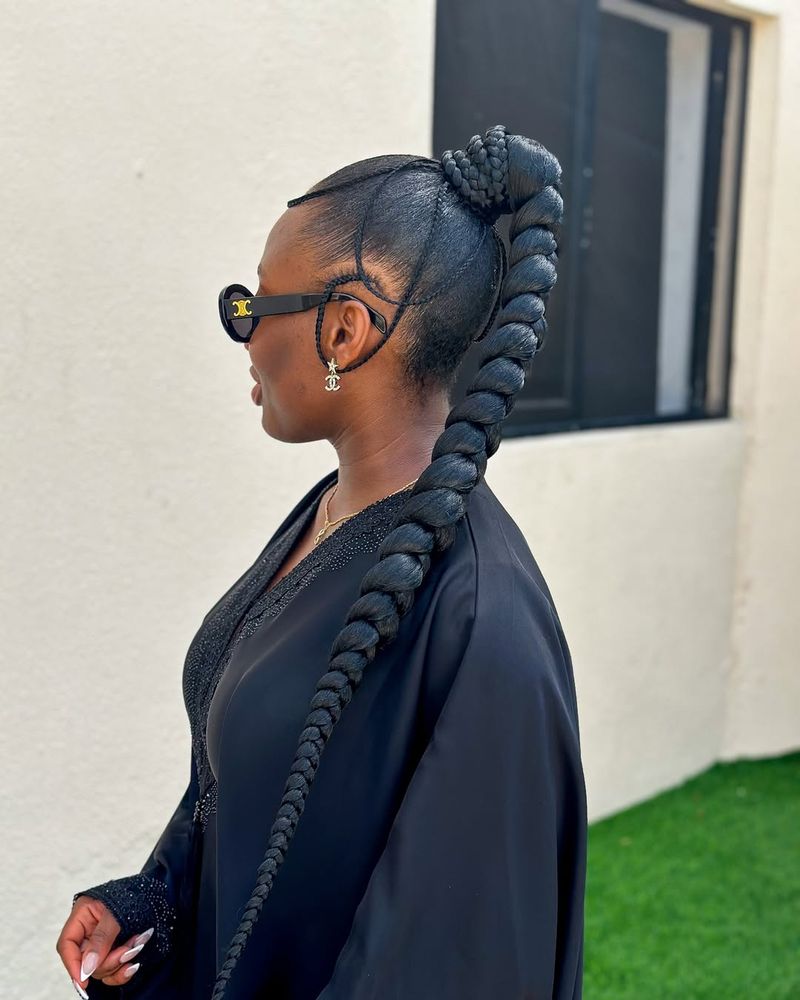 Long Braided Ponytail