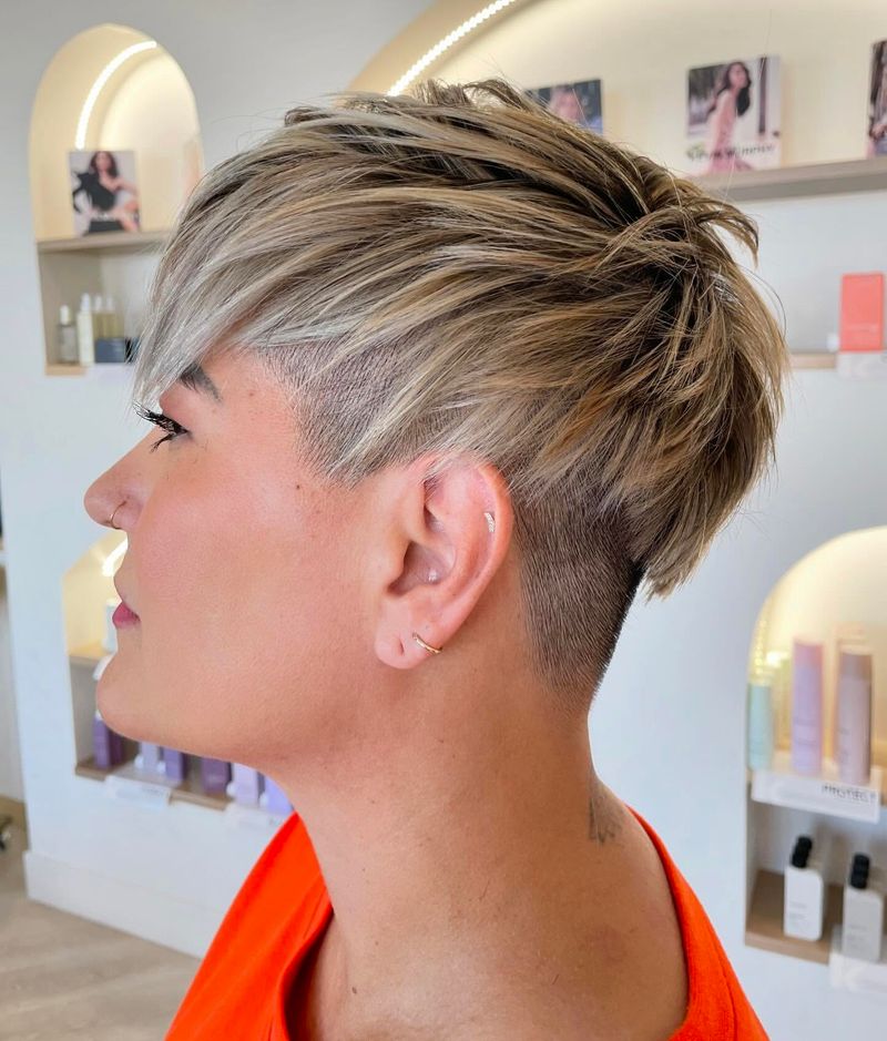 Messy Pixie for Thin Hair