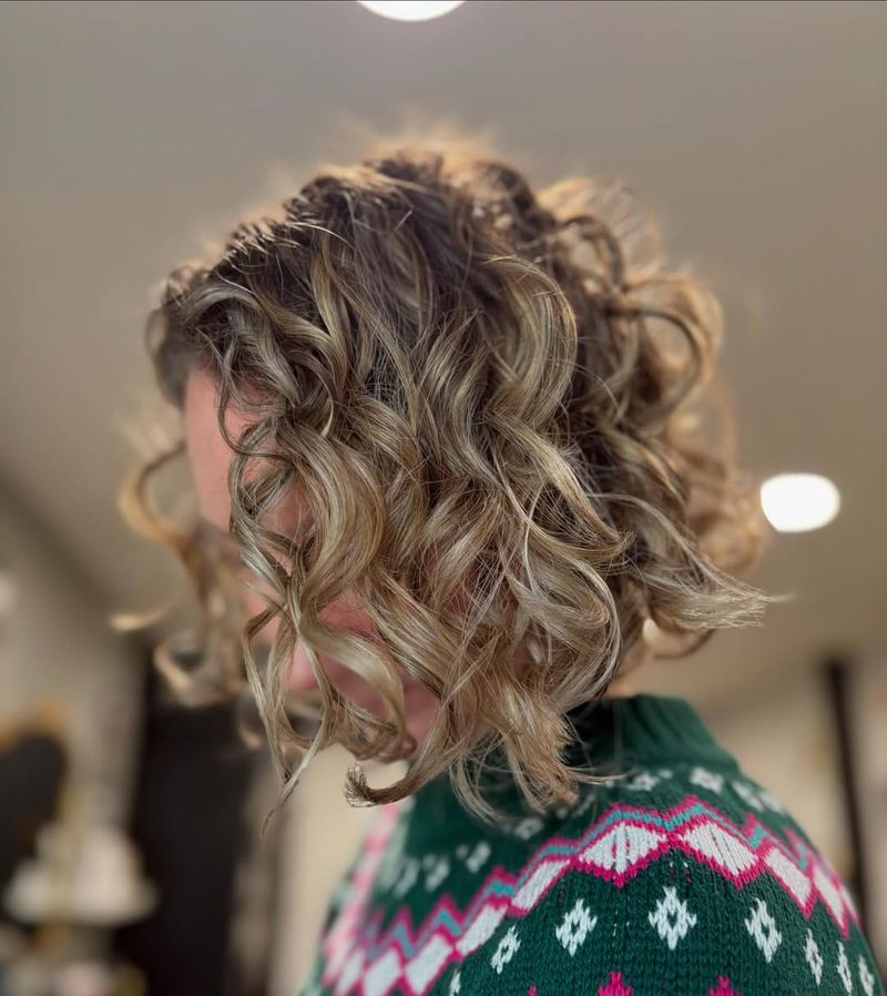 Messy Wavy Bob