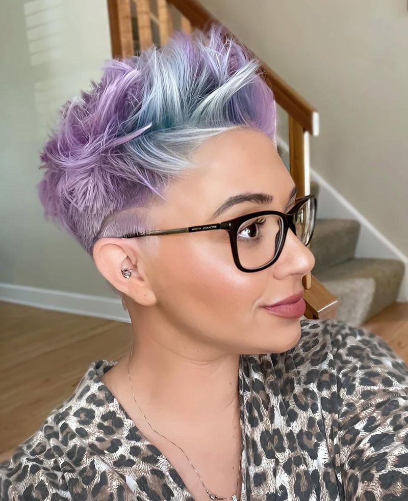 Pixie with Color Highlights