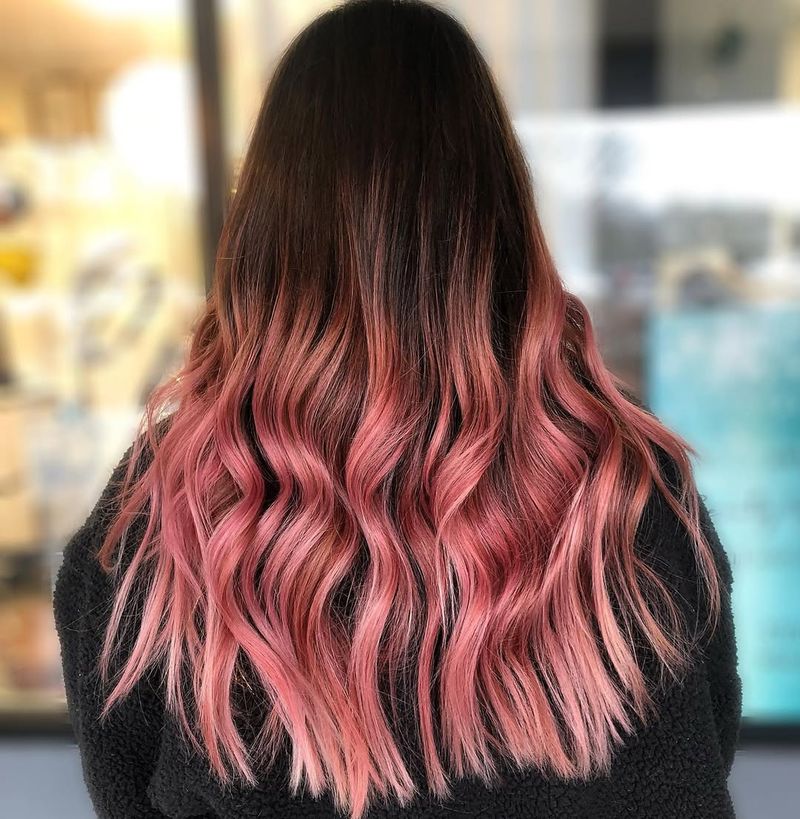 Rose Gold Balayage