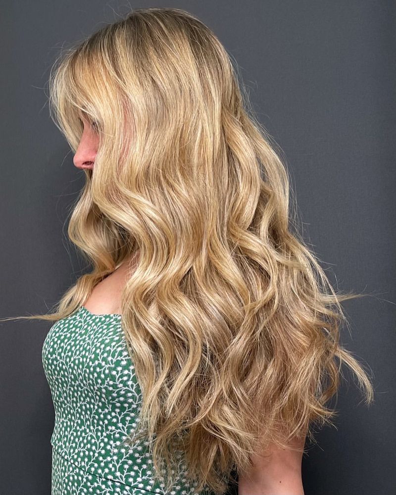 Sandy Blonde Waves