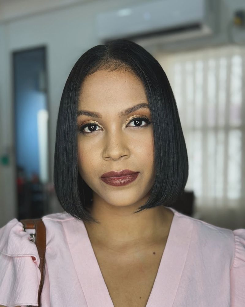 Sleek Bob for Square Faces