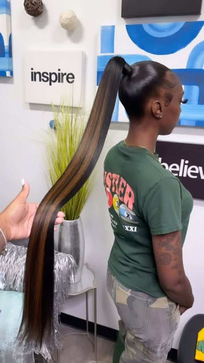 Sleek Ponytail