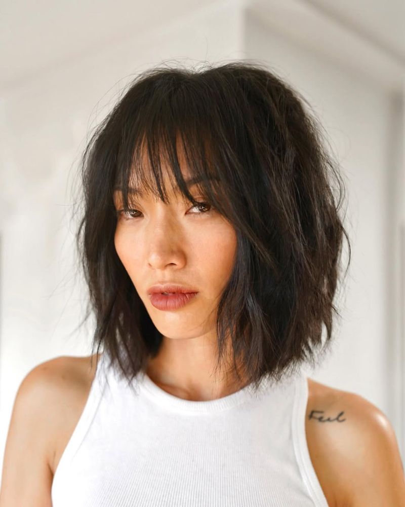 Textured Lob with Choppy Layers