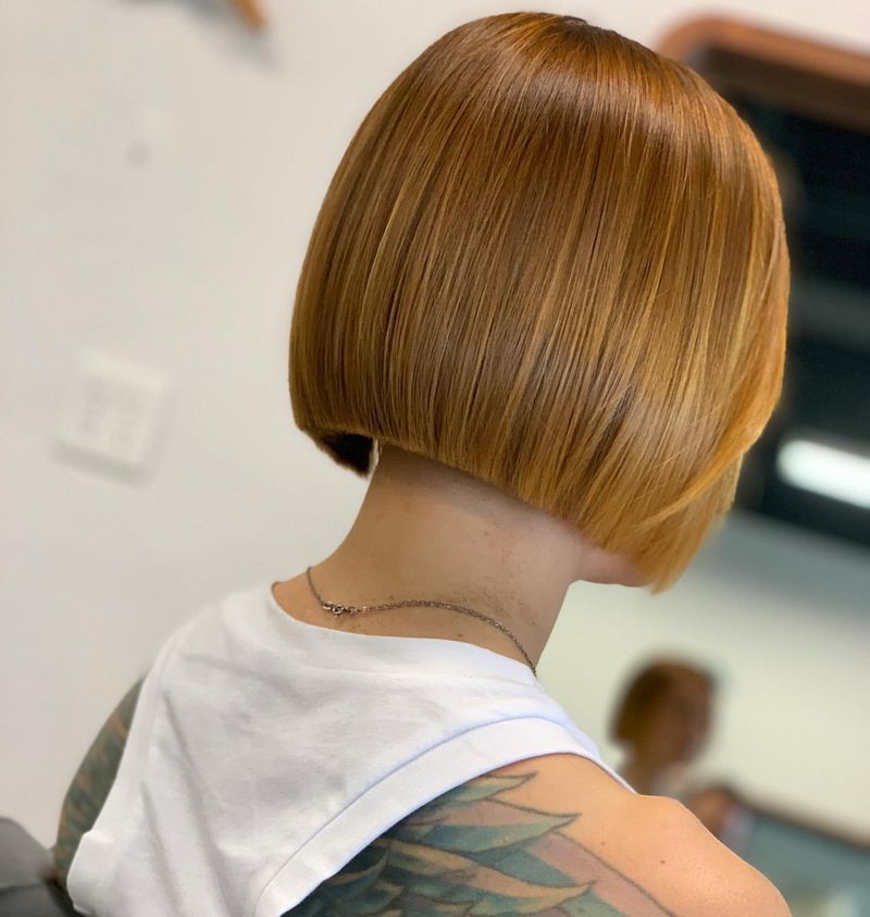 Undercut Bob for Thick Hair