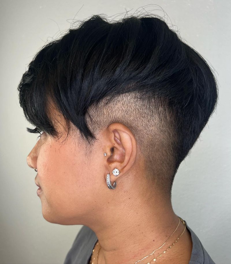 Undercut Pixie for Square Faces