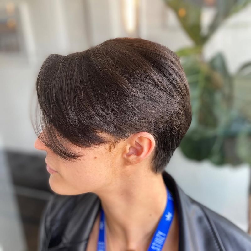 Grown-Out Pixie with Curtain Bangs