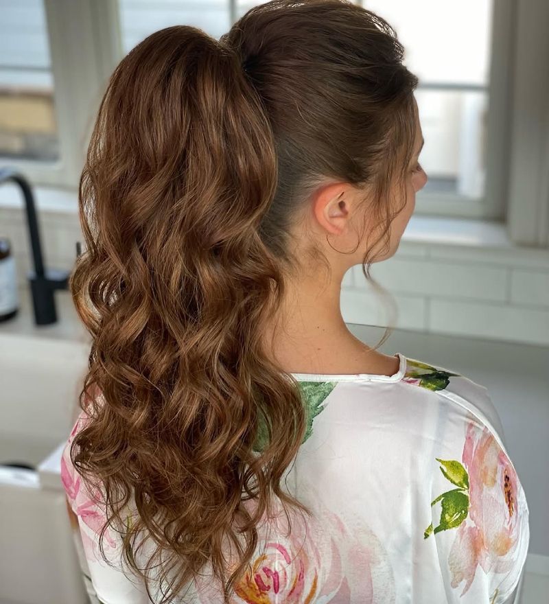 Voluminous Ponytail