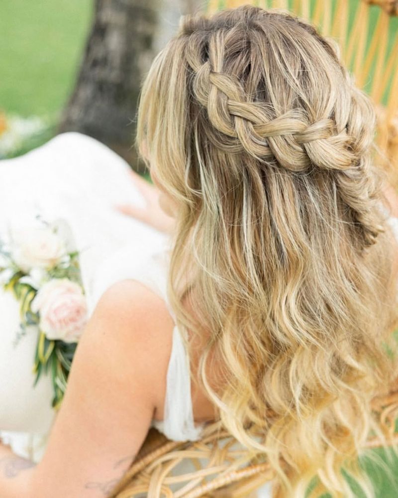 Wavy Crown Braid