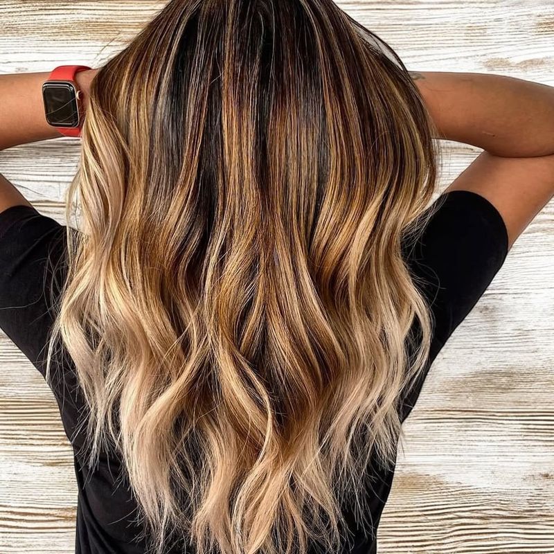 Warm Honey Balayage