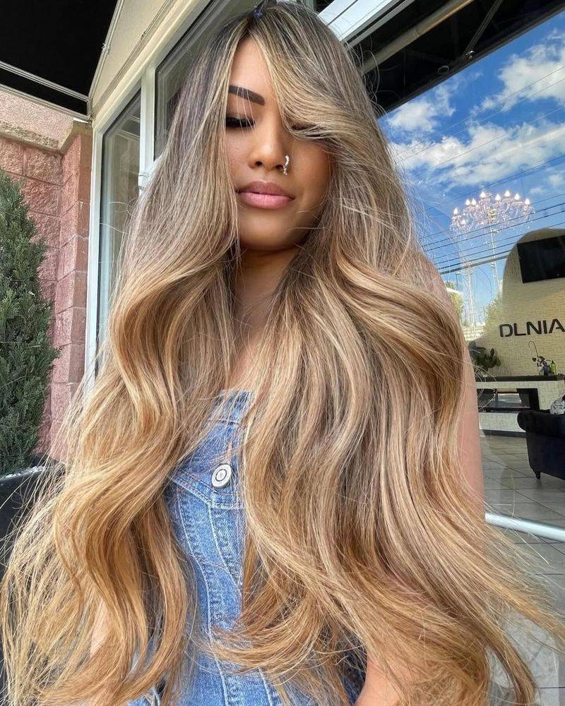 Golden Caramel Balayage