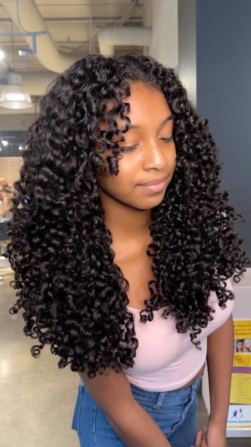 Long Layered Curls