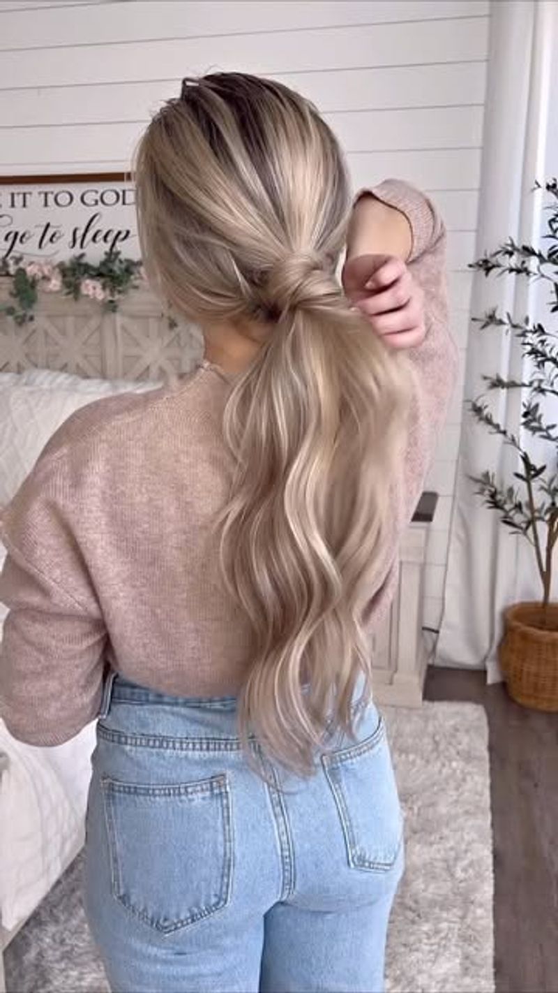 Wrapped Ponytail