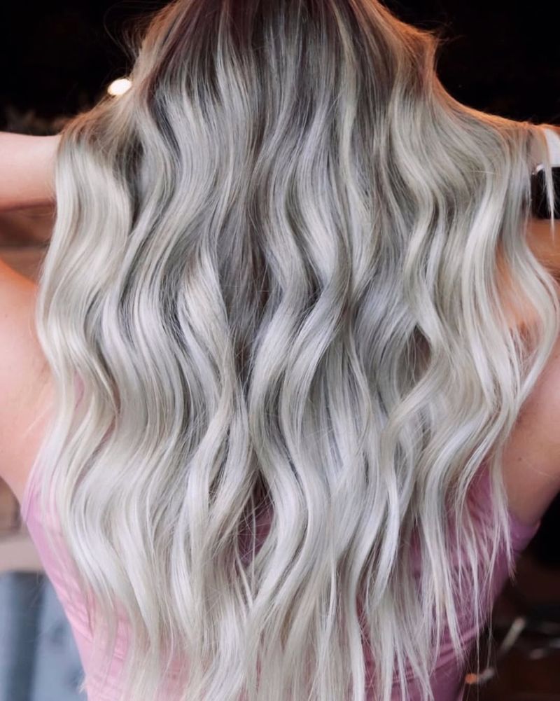 Icy Blonde Highlights