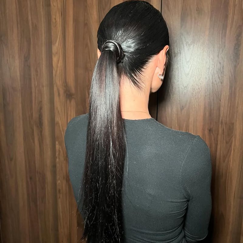 Sleek Straight Ponytail