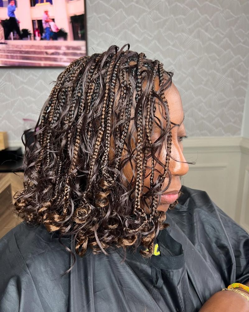 Wavy Braided Bob