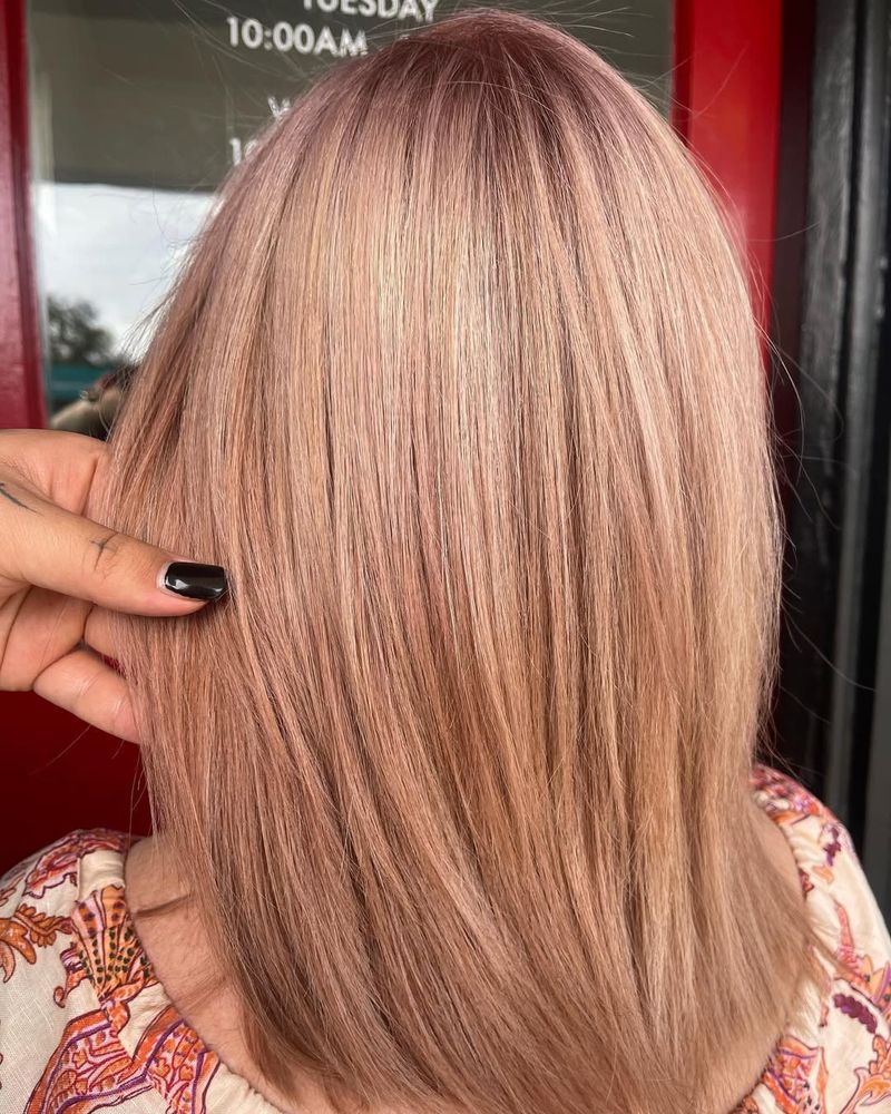 Rose Gold Blonde