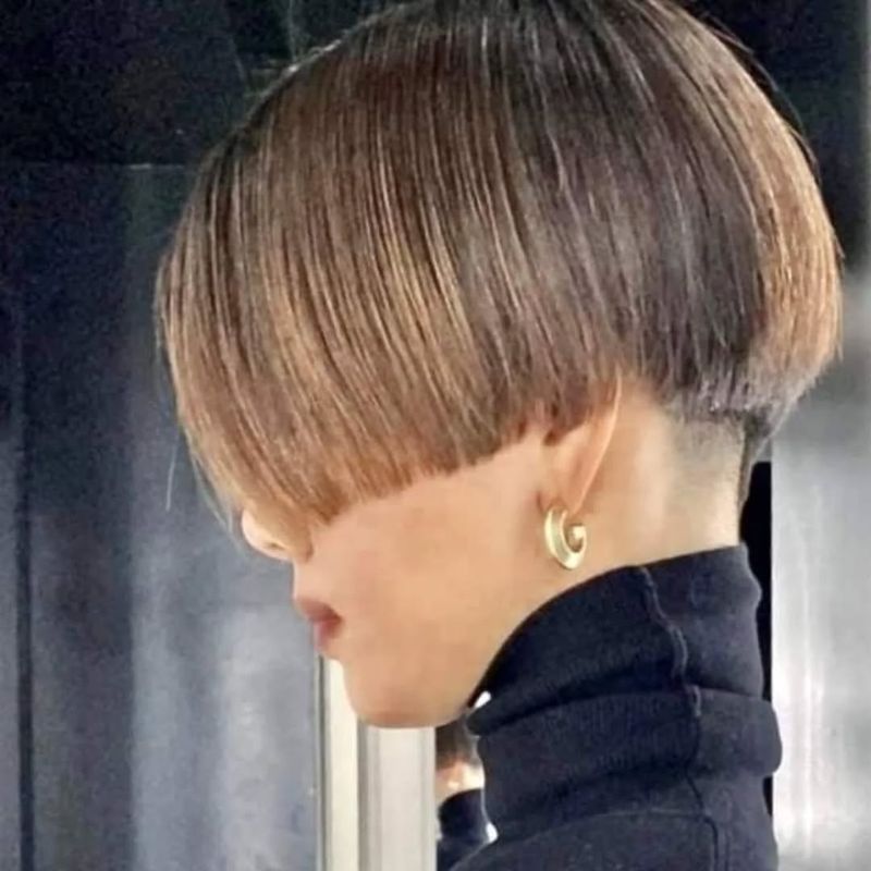 Short Bob with Nape Undercut