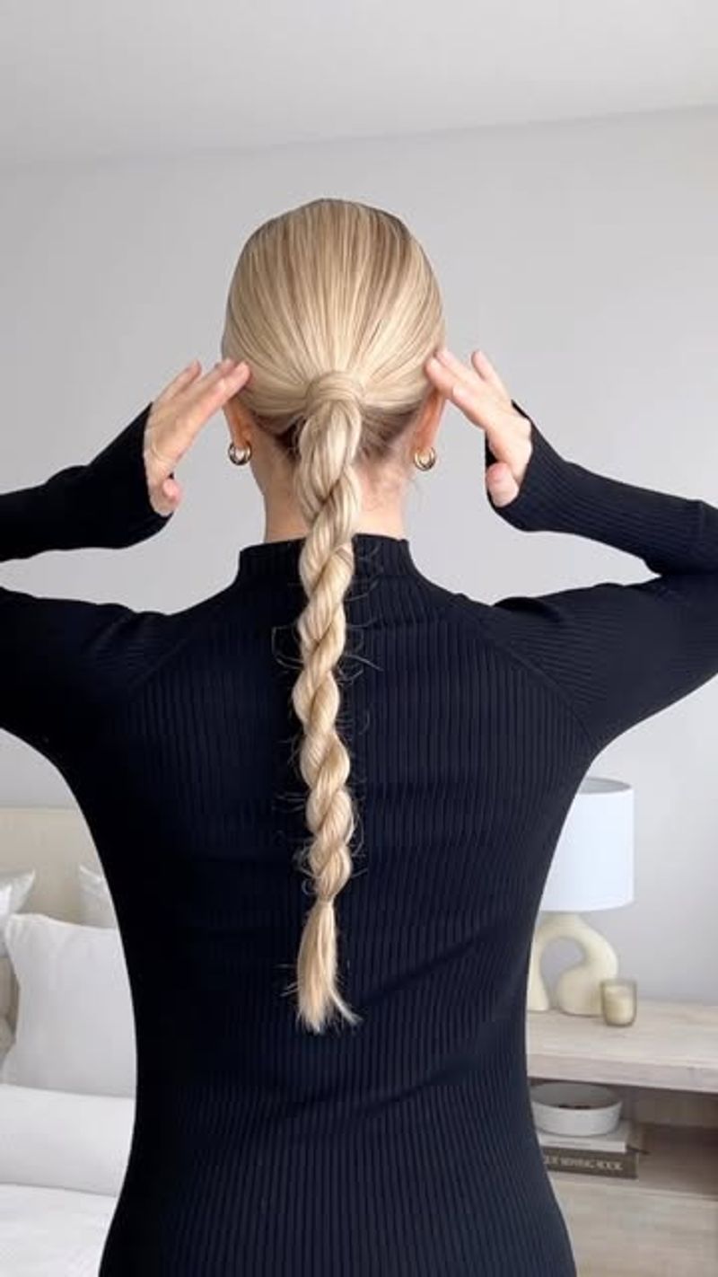 Ponytail with Twist Braid