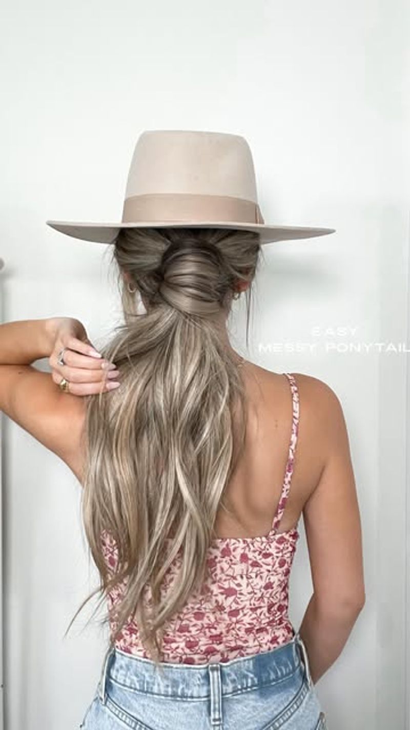 Low Loose Ponytail