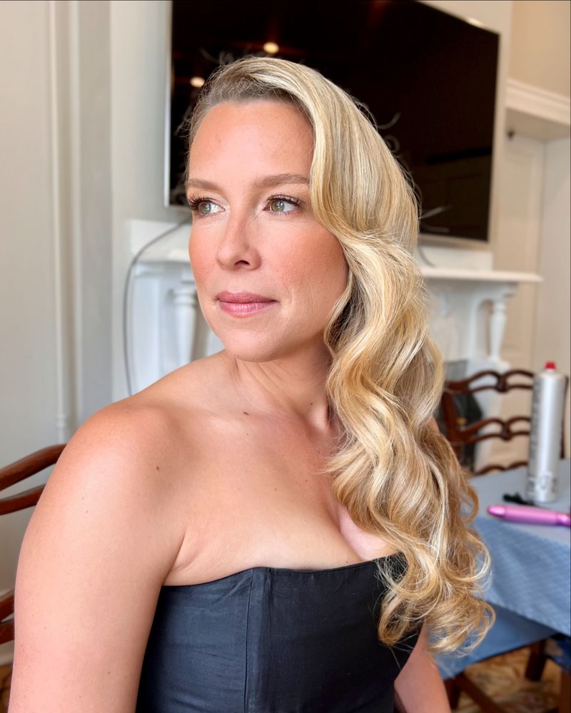 Side Swept Curls