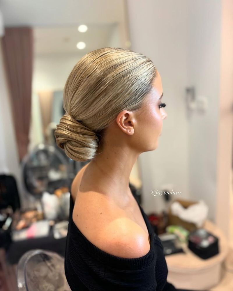 Sleek Low Bun