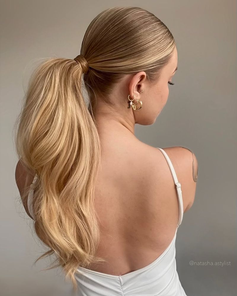 Voluminous Ponytail