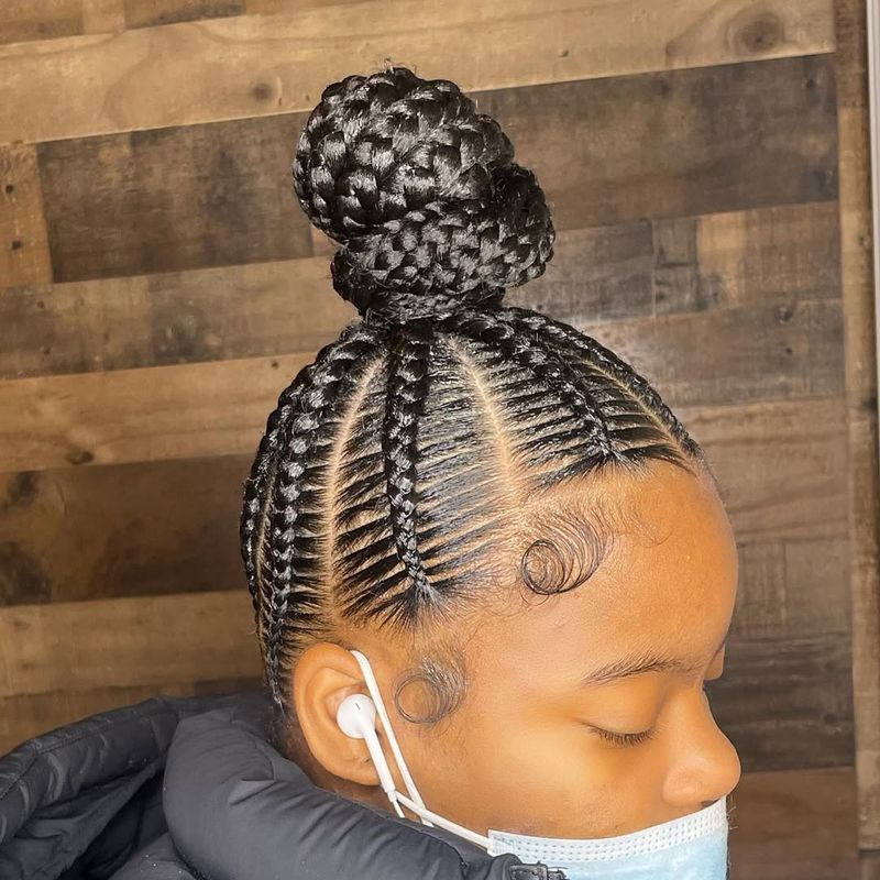 Tight Braided Updo