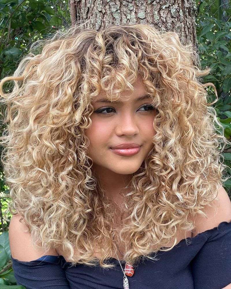 Golden Blonde Curls