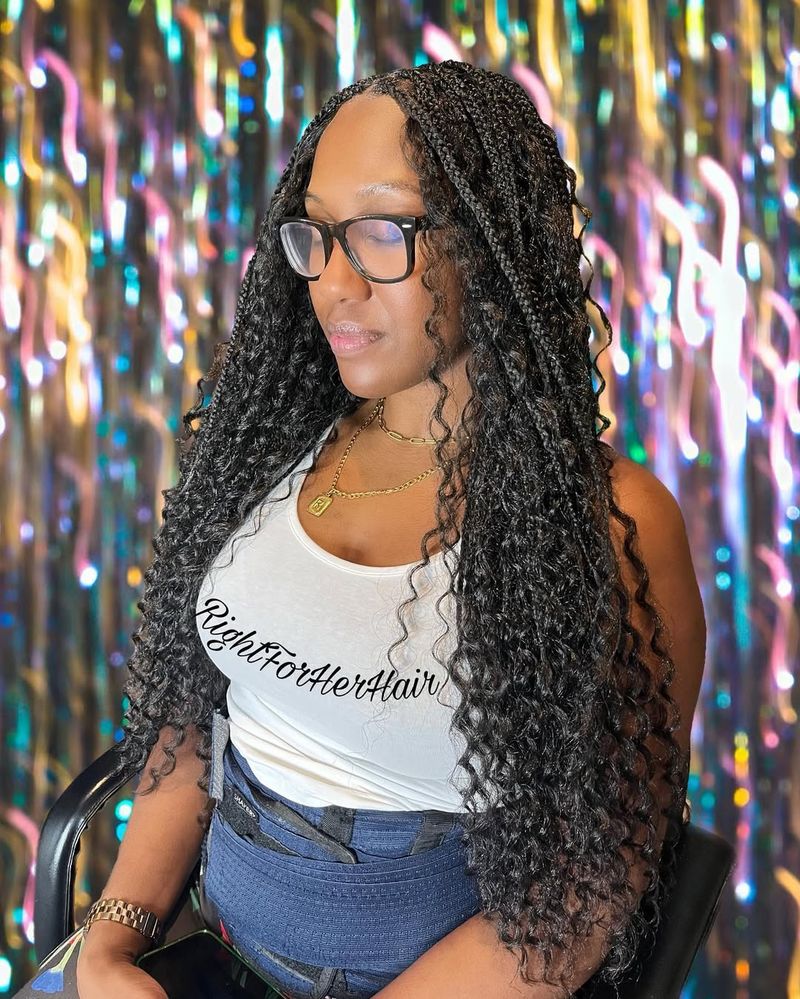 Bohemian Box Braids