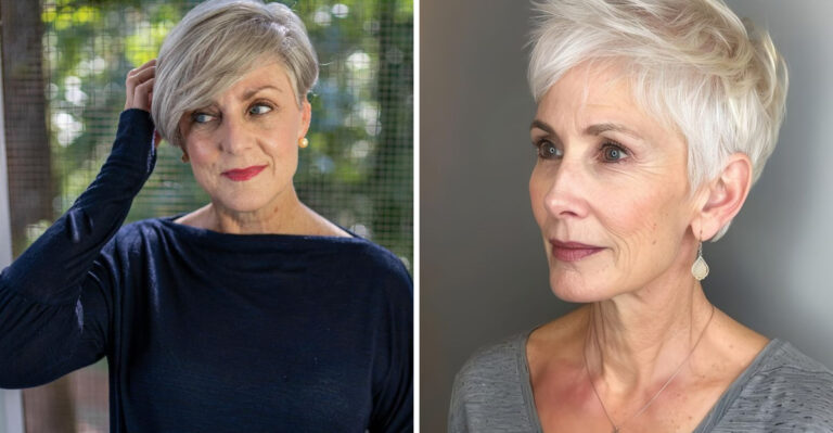 these short haircuts for older women are timeless and chic