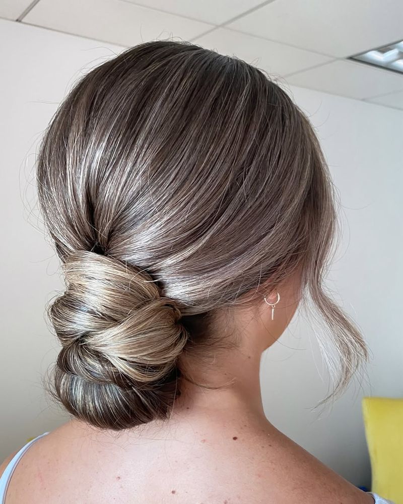 Tight Low Bun