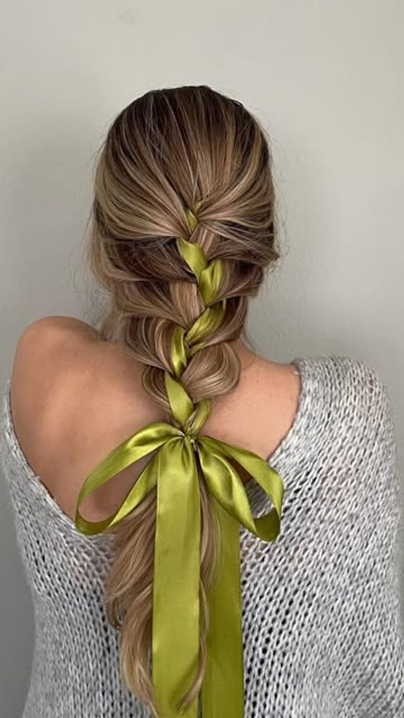 Braid with Ribbon