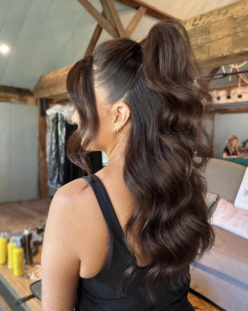 Half-Up Ponytail