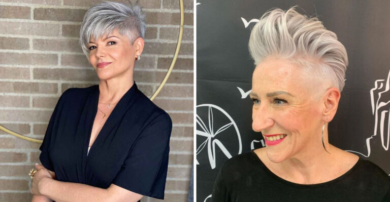 50 And Fierce: 15 Edgy Gray Hairstyles That Break All The Rules