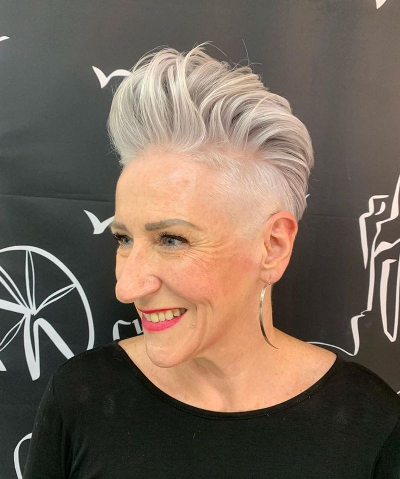 Mohawk Inspired Silver Streak