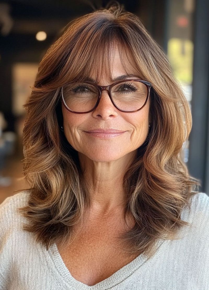 Soft Waves with Face-Framing Highlights